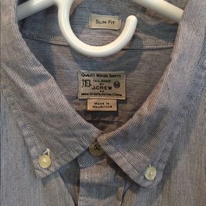 J Crew woven button down